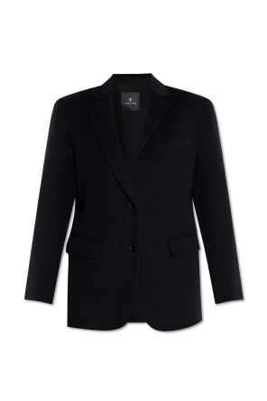 【関税・送料込み】LOEWE Black double-breasted jacket Loewe Blazer with wrap closure | Women's Clothing | Vitkac
